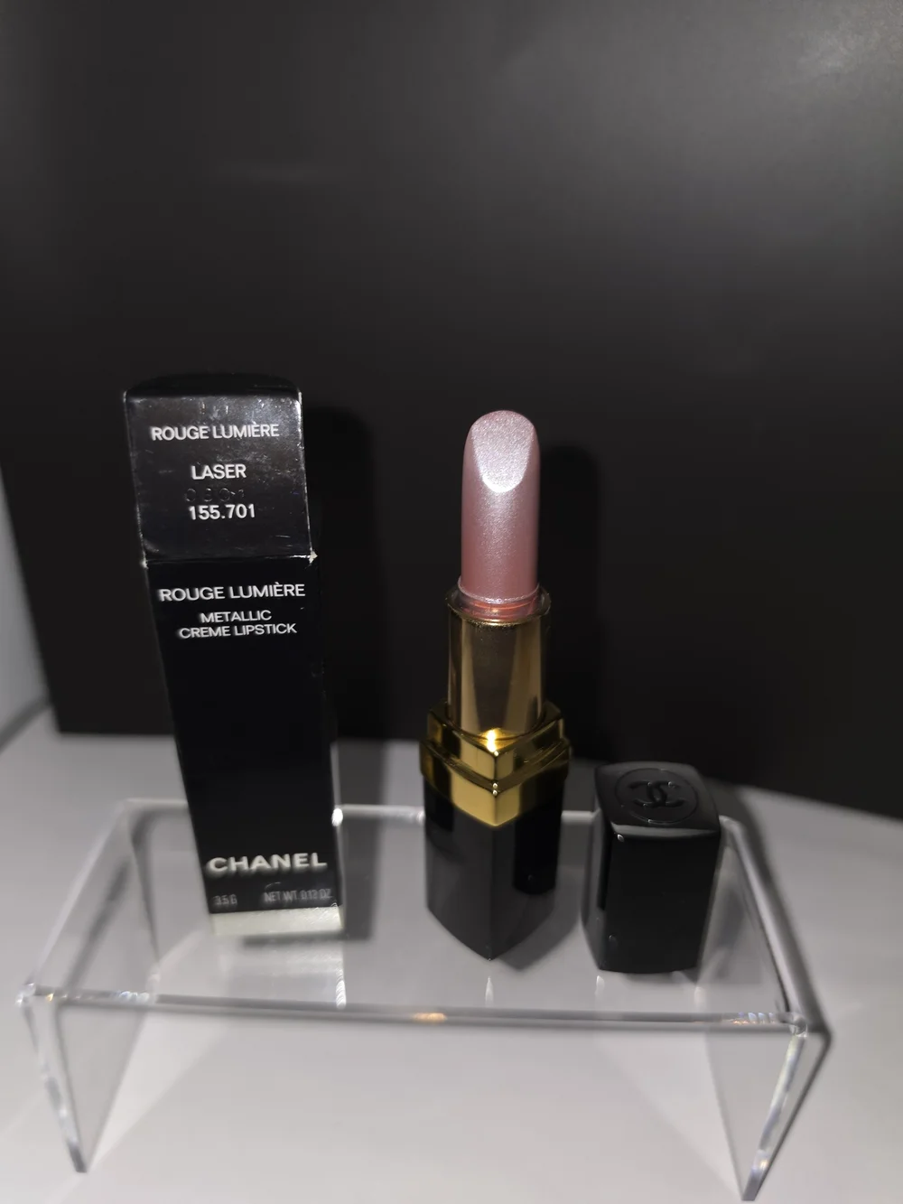SUPER RARE VINTAGE CHANEL Rouge Lumière Metallic Creme Lipstick - 